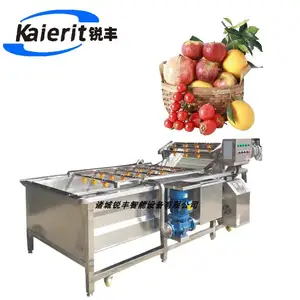 Machine de nettoyage et de séchage à bulles de légumes et de fruits, concombre, laitue, carotte, pomme, tomate, patate douce, fraise, Machine à laver