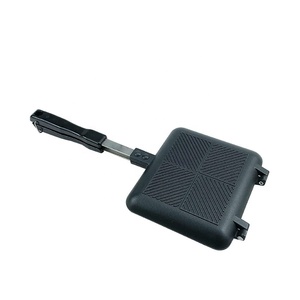 <span class=keywords><strong>Padella</strong></span> per Frittate Utensili da Cucina <span class=keywords><strong>Padella</strong></span> Antiaderente a Doppio Lato con Fondo Piatto per Uso Domestico <span class=keywords><strong>Padella</strong></span> per Sandwich e Pancake - Product Image 2