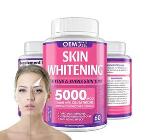 <span class=keywords><strong>Oem</strong></span> <span class=keywords><strong>Odm</strong></span> 5000Mg Glutathion Whitening 60 <span class=keywords><strong>Capsules</strong></span> Schoonheidsproducten Vitaminesupplementen Aloë Vera Extract Tabletten - Product Image 1