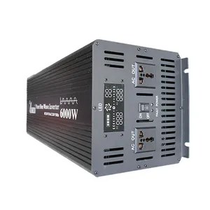 Y-bang dc ac 24V 48V 220V saf sinüs dalgası inverter klima  3000w 6000w hibrid güneş inverteri