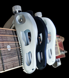 Nuovo Capotasto per Chitarra in Lega di Zinco a Forma di <span class=keywords><strong>Testa</strong></span> di Dinosauro Argento/Nero/Bianco, Accessorio Creativo per Chitarra Acustica - Product Image 4
