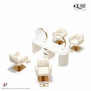 Nội thất salon, thiết bị làm đẹp, tiệm cắt tóc hiện đại, ghế salon tóc, ghế cắt tóc bằng kim loại, ghế cắt tóc bằng da - Product Image 2