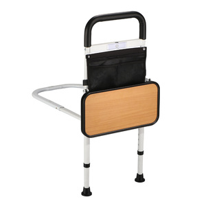 Mesa Auxiliar Ajustable para Cama con Instalación sin Perforaciones para Ancianos, Discapacitados y Mujeres Embarazadas - Barandilla de Apoyo para Subirse - Product Image 1