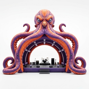 Escenario Inflable Gigante con Forma de Pulpo y Luces LED al Mejor Precio, Decoraciones Inflables para Escenarios OEM - Product Image 5