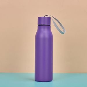 Termo de Acero Inoxidable de 350ml, 500ml, 650ml, Taza de Vacío con Agarre de Silicona para Deportes al Aire Libre y Uso Diario - Product Image 6