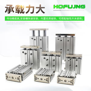 Cilindro Neumático de Tres Ejes con Guía de Tres Varillas MGPM50/63/80/100*20-30-50-75-100-150, Nuevos Accesorios de Filtro de Latón y Plástico - Product Image 1