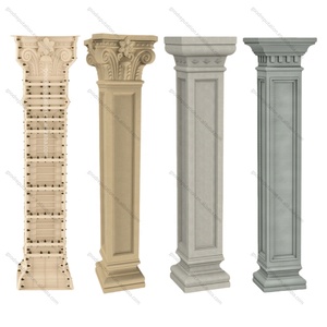 Hoge Kwaliteit Huis Pilaar Mal Abs Plastic Vierkant Beton Romeinse Stijl Mallen Voor Huis Gieten Decoratieve Cement Pijler Ontwerp - Product Image 4