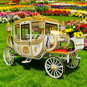 Calèche royale électrique de haute qualité, calèche royale électrique à vendre, calèche royale classique de luxe à quatre roues - Product Image 3