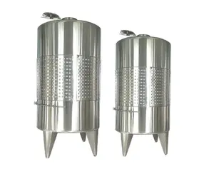 Floating Roof Tank - Wine Tank 304 Stainless Steel Floating Roof Adjustable Capacity Red Wine Fermentation Tank
