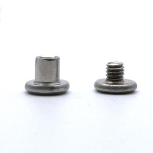 Cabeza de perfil bajo de acero inoxidable Phillips Blue Nylok Patch Rosca de bloqueo Pernos sexy Tornillos de Chicago - Product Image 3