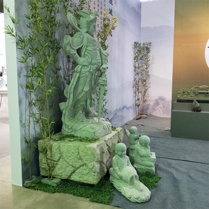 Estatua de Buda WEI TUO, Escultura de Dharma Palas, Veda y Skanda, Tallada en Piedra Natural, de Gran Tamaño, Estilo Templo Chino, 190 cm de Alto - Product Image 5