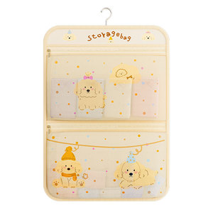 Sac de rangement suspendu à imprimé dessin animé, organisateur en maille rectangulaire avec crochets pour armoire, rangement de sous-vêtements et culottes - Product Image 5