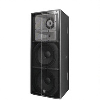 Haut-parleur de scène passif professionnel 900 watts à 3 voies, 2 x 15 pouces, dernière conception, gamme complète
