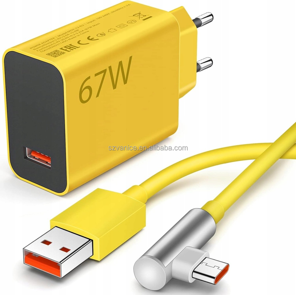 EU Plug yellow