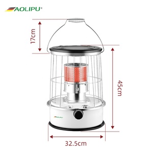 Estufa Portátil <span class=keywords><strong>de</strong></span> Calentamiento Rápido para Interiores/Exteriores, Fácil <span class=keywords><strong>de</strong></span> Usar, con Chimenea <span class=keywords><strong>de</strong></span> Vidrio ALP-77, Calentador <span class=keywords><strong>de</strong></span> <span class=keywords><strong>Parafina</strong></span> y Queroseno - Product Image 2