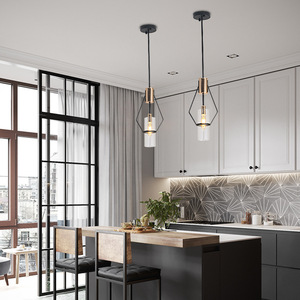 Nordic Style Postmodern Minimalist Pendant <b>Light</b> Creative Unique Molecular Glass Chandelier for Living Room Study <b>Dining</b> Room - Product Image 2