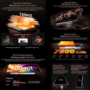 Blackview Oscal Pilot 3 Rugged Phone 12GB + 256GBナイトビジョンAndroid 15 MediaTek Dimensity 6300 Octa Core OTG NFC 5Gスマートフォン - Product Image 3