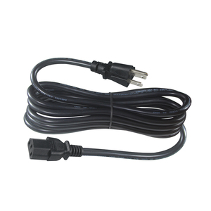 Kabel Daya Standar 14 AWG NEMA 5-15p Ke C13 NEMA5-15P/IEC320 C13 SJT 15A 125V 25 Kaki Kabel Hitam - Product Image 5