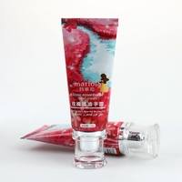 Tube rond vide en plastique de 30 ml personnalisable, motif encre Mariola Rose, pour emballage cosmétique d'huile essentielle, crème pour les mains, crème pour le visage
