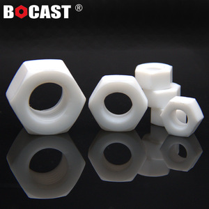 น็อตเทฟลอน PTFE โบคาสท์ ขนาด M3 ถึง M30 ทนความร้อนสูง ทนการกัดกร่อน รูปทรงหกเหลี่ยม สำหรับการเชื่อมต่อ - Product Image 3