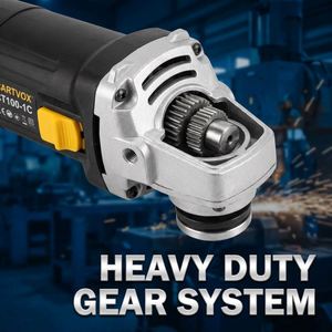 Meuleuse d'angle professionnelle CARTVOX CT100-1C 750W 100mm avec interrupteur latéral, 11000 tr/min, certifiée usine OEM ODM, qualité industrielle - Product Image 2