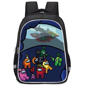 Mochila escolar Oxford con temática de juego Space Werewolf, <span class=keywords><strong>universal</strong></span> para estudiantes de primaria y secundaria, gran capacidad, transpirable - Product Image 2