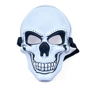 Offre Spéciale Halloween carnaval LED lueur <span class=keywords><strong>masque</strong></span> en plastique fantôme visage scène fête <span class=keywords><strong>masque</strong></span> effet de lumière froide - Product Image 5