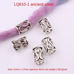 20 шт. унисекс детских аксессуаров для укладки волос в стиле регги и африканских кос, украшения для головы из бусин и сплава, для самостоятельного изготовления украшений - Product Image 6