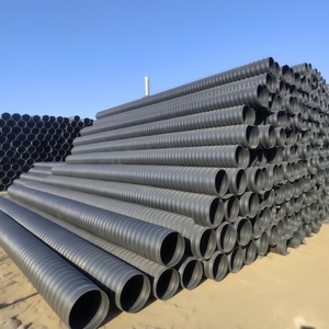 ท่อระบายน้ำ HDPE แบบยืดหยุ่นสองชั้น ผลิตจากโรงงานโดยตรง เป็นมิตรกับสิ่งแวดล้อม ทนแรงดันสูง น้ำหนักเบา SN8 ขนาด 500 มม. สำหรับงานระบายน้ำ - Product Image 5