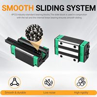 Rail de guidage linéaire HGH15CA 100-2000 mm, longueur personnalisée pour routeur CNC, imprimante 3D