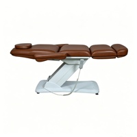 Table de massage de luxe pour salon de beauté, pliable, réglable en hauteur, avec matelas incurvé, pour usage domestique, portable, mobilier de salon commercial