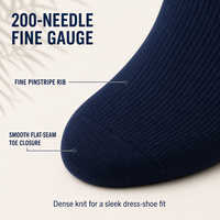 Chaussettes habillées en bambou pour hommes, mi-mollet, anti-humidité, tricot fines côtes, pour affaires, marque privée, OEM