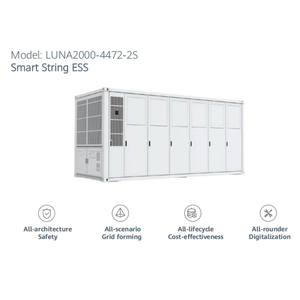 ระบบจัดเก็บพลังงานแบบคอนเทนเนอร์ระบายความร้อนด้วยของเหลว <span class=keywords><strong>Huawei</strong></span> <span class=keywords><strong>Fusion</strong></span> <span class=keywords><strong>Solar</strong></span> Smart String ESS Solution LUNA2000-4472-2S - Product Image 1