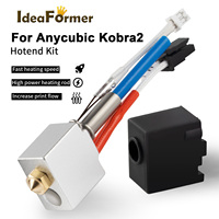 Kodra 2 Hotend Kit untuk Printer 3d 0.4mm/1.75mm Nozzle & 24 V keramik Cartridge pemanas Extruder aksesoris