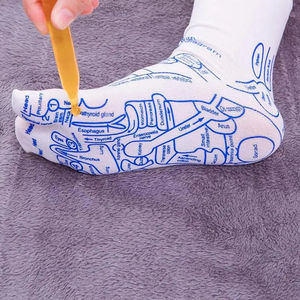 Remède de soulagement Réflexologie des pieds Bonneterie avec point d'<span class=keywords><strong>acupuncture</strong></span> bas Bâton de massage Confort et rouleau de bien-être - Product Image 2