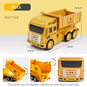 Nouveau Design de camion de simulation alimenté par Friction en plastique, jouet d'excavatrice rc, modèle d'inertie, jouets de voiture pour enfants