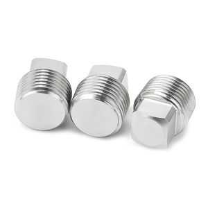 Venta al por mayor de varillas de acero inoxidable sólido de rosca de Cabeza Cuadrada exterior de enchufe macho personalizado por CNC para instalación de tubería de enchufe de fuerza - Product Image 4