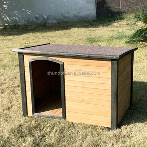 Caseta para Perros de Exterior EN STOCK SDD007M, Caseta de Madera con Techo Impermeable para Perros, Casa Premium para Perros - Product Image 4