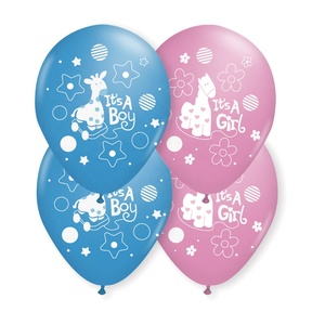 Em bé tắm bên trang trí in Ballon đặt Helium <span class=keywords><strong>Latex</strong></span> nó là em bé màu xanh và màu hồng của nó một cậu bé nó là một cô gái bóng - Product Image 3