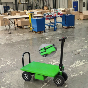 Carrito eléctrico con batería de 800W, carros planos, carga máxima, 300kg, 1000kg, carro de trabajo plano pequeño de ladrillo de carga - Product Image 1