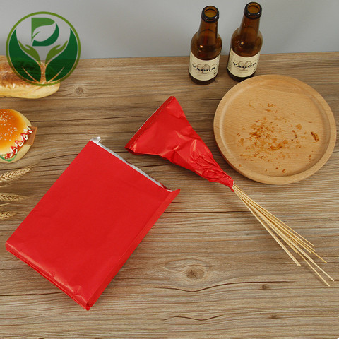 Kebab Bags Foil Lined Paper Bags for Hot Dog & French Fries