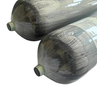 Cylindre SCBA en fibre de carbone à air comprimé, capacité multiple, 6,8 L, 30 MPa, avec intérieur en aluminium, fabriqué sur mesure par Ayon