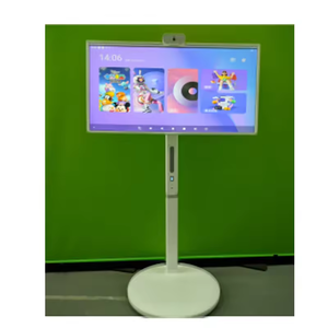 Fabbrica <span class=keywords><strong>di</strong></span> Shenzhen 32 pollici Monitor Touch Screen Android in piedi sulla ruota Standby portatile Me Lcd Smart tv - Product Image 2