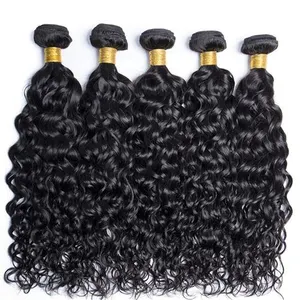 100% Raw Virgin Brazilian Bundle Weave Cabelo Humano, 10A Grade Hair Peruvian Virgin Human Hair Weave Bundles com fechamento