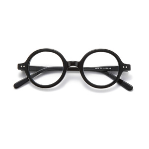 Montures de lunettes rondes en acétate 88018, monture complète unisexe, verres interchangeables, origine Danyang - Product Image 2