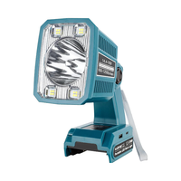 Lampe de travail LED 18W QIYUN pour batterie 18V LXT, éclairage de chantier, camping, réparation automobile, éclairage d'urgence, ABS