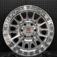 Rueda Forjada 4x4 para Camioneta SUV, Rin Todoterreno con Beadlock de 16, 17 y 18 Pulgadas, Rueda Mecanizada para Jeep Wrangler, Toyota Land Cruiser