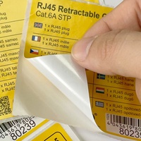 Etiquetas Rectangulares Autoadhesivas Ecológicas Impermeables de Acrílico Personalizadas con Impresión ChengDong, Embalaje y Marca, con Acabado Perlado