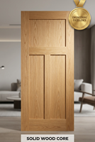 Porte Shaker à 6 panneaux en MDF, anti-déformation, résistante à l'usure, insonorisante, couleur au choix, pour intérieur (bureau, chambre)