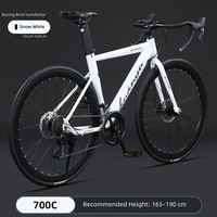 Vélo de route aérodynamique à guidon intégré à dégagement rapide, abordable pour hommes et femmes adultes, Chine